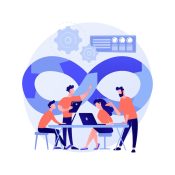 devops team abstract concept