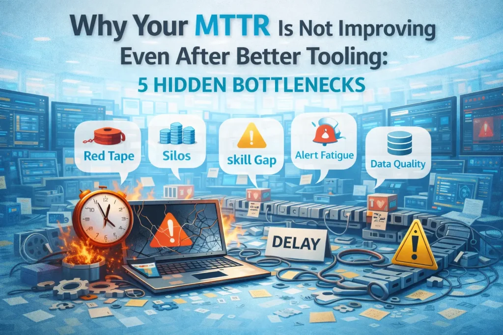 Why Your MTTR Is Not Improving Even After Better Tooling: 5 Hidden Bottlenecks