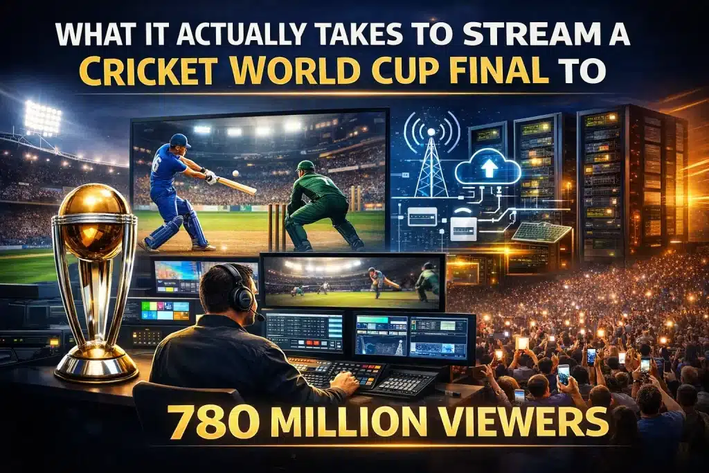 What it actually takes to stream a Cricket World Cup final to 780 million viewers