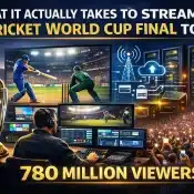 What it actually takes to stream a Cricket World Cup final to 780 million viewers