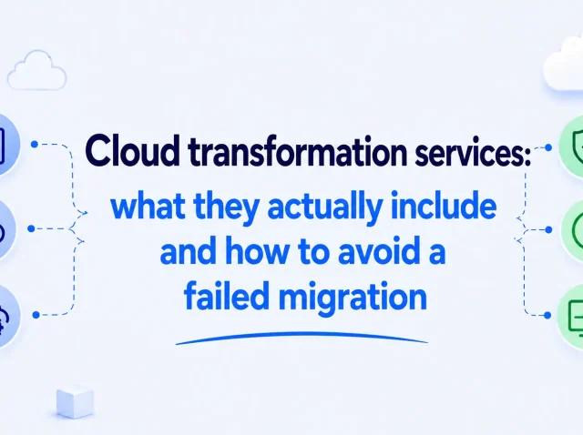 Cloud transformation services