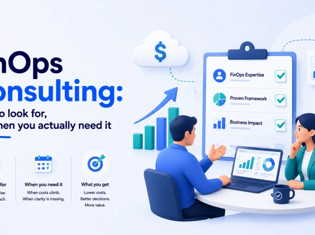 FinOps consulting what to look for