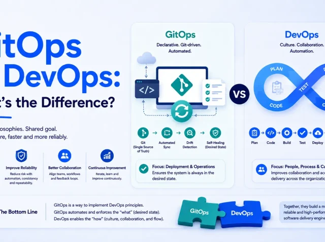 GitOps vs DevOps Feature GitOps vs DevOps: what's the difference?